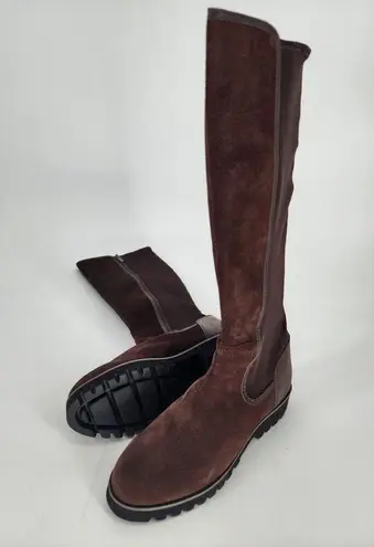 Donald Pliner Erwincs Leather Knee High Brown Boots Size 5.5
