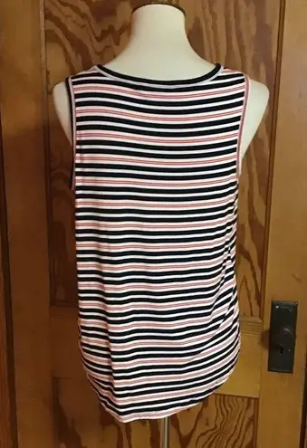 Christian Siriano slouchy striped tank top Size M