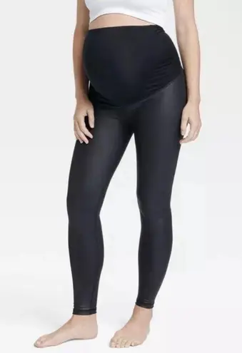Isabel Martenity Isabel by Ingrid and Isabel Maternity Active High Gloss Leggings,