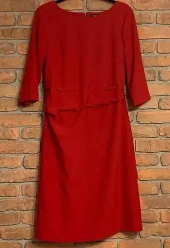J. Peterman Womens 10 Dress Red A