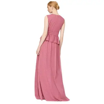 anthropologie peplum dress Ronny Kobo Annagrace Peplum Dress