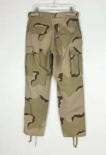 Y2K Women’s Cargo Combat Trousers in Desert Camo Medium Regular Green