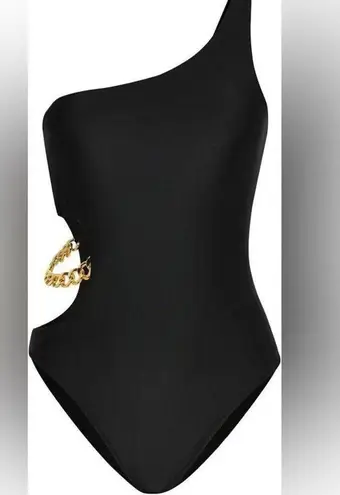 L'Agence L’AGENCE Ava Chain One-Piece Swims, Size Large, $275