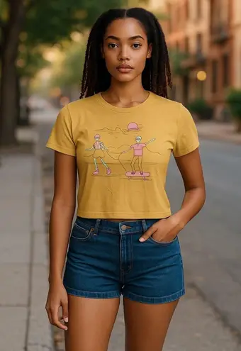 American Eagle  Skateboarding Skeletons T-Shirt NWOT Size Medium AEO