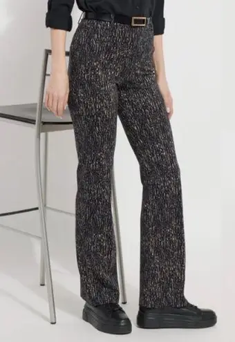 Lysse Patterned Baby Boot Refined Tweed Print Ponte Pull-on Tummy Panel Pants S