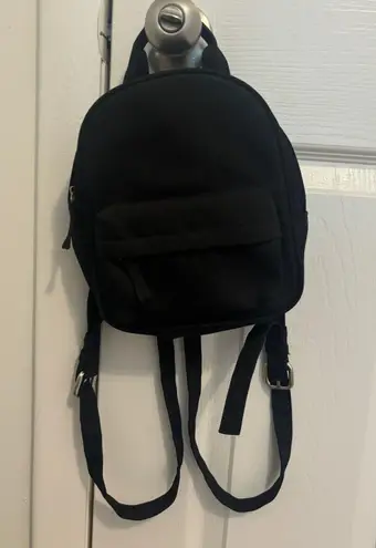 Black Mini Backpack