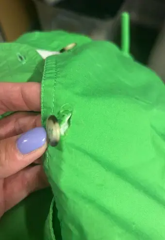 Nanushka Alyssa Mini Dress Green Womens Size XS