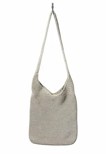 The Sak Crochet Shoulder Bag Brown Boho Hobo Medium Handbag