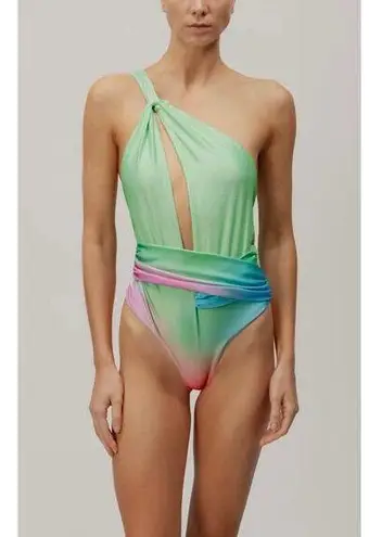 NEW NWT Baobab Oriana One Piece Candy Swirl size Small Green