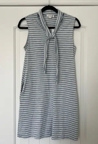 Simply Noelle Nautical Blue And White Striped Dress