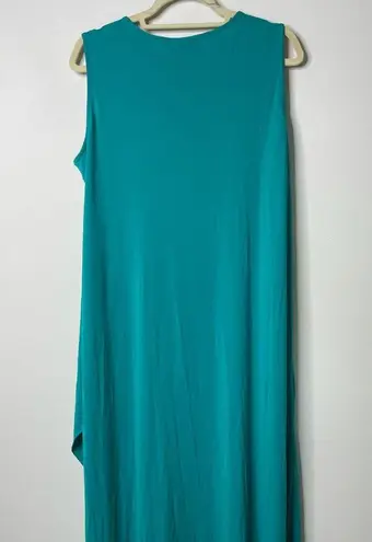 Alfani Teal Sleeveless Tulip Hem Dress 2X G6