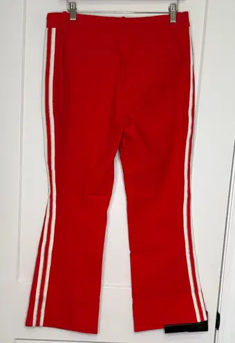 Derek Lam 10 Crosby Corinna Tuxedo-Striped Cropped Flare - Size 10