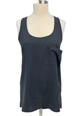Rubbish | Small | Sleeveless Blouse Racerback Front Pocket Tank Top