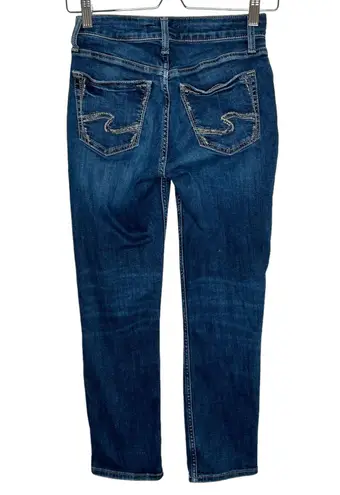 Silver Jeans the Avery capri denim blue jeans size 24