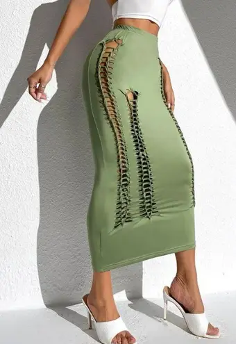 Boutique NEW Cut Out Bodycon Skirt