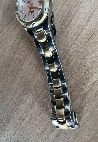 Relic Wet Two Tone Ladies Watch with Date Window