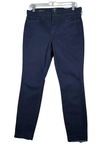 NYDJ Ami Skinny Jeans Womens 10 Blue Dark Wash Stretch Mid Rise Classic Denim