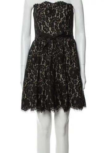 Robert Rodriguez Lace Pattern Mini Dress Size 14