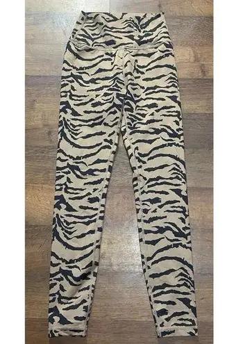 All Fenix Leggings No Size Tag Animal Print Tiger Striped Brown Black Womens