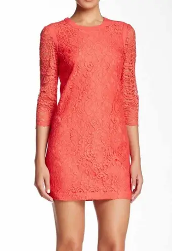 Cynthia Steffe Women's Pomegranates Three Quarter Sleeve Hallie Dress sz 8