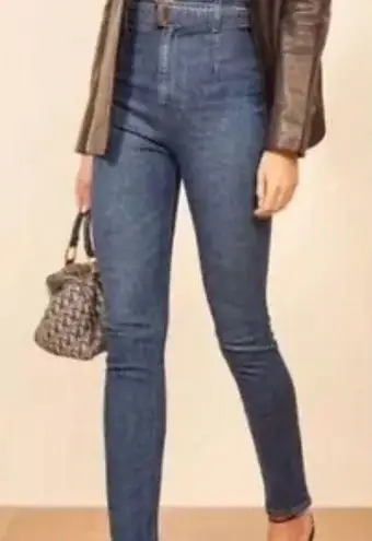 Reformation  Kayo High Rise Skinny Jeans Newport Wash Organic Cotton 26 Rtl $118