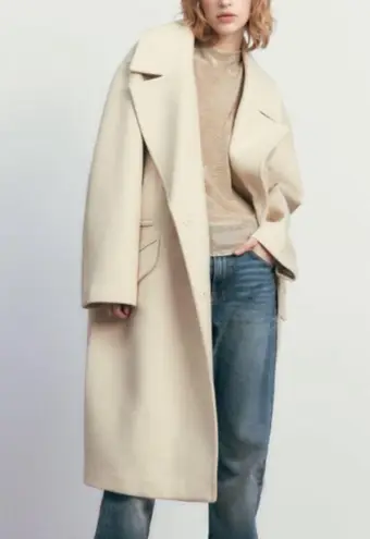 ZARA Cream Trench Coat