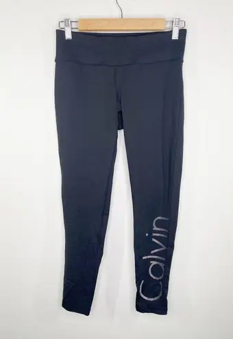 Calvin Klein  Performance Sweat Wicking Black Leggings Women's Size Medium M