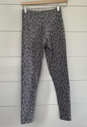 Ryderwear Grey Leopard Instinct Scrunch Leggings