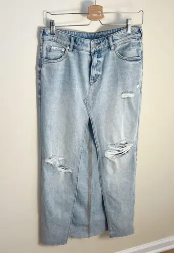 SER.O.YA Matilda Maxi Denim Skirt Size 26 (XS) Blue