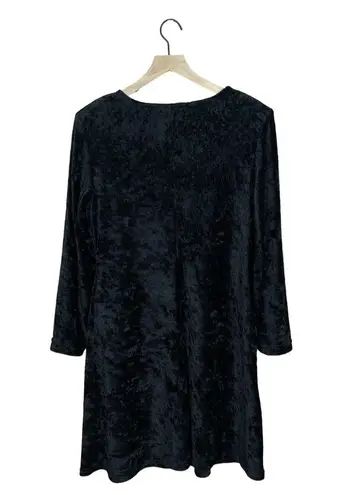 Molly Malloy 90’s Vintage Black Long Sleeve Stretchy Corduroy Short Dress