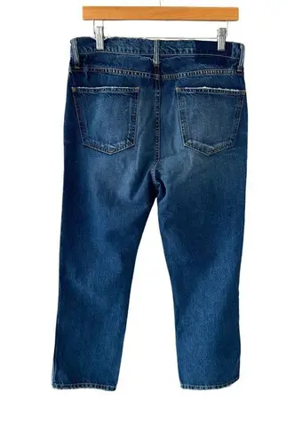 The GREAT The Gent Cropped Straight Leg Button Fly Jeans Size 27