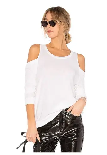 Michael Lauren Green Ox Long Sleeve Open Shoulder Top Size Small New