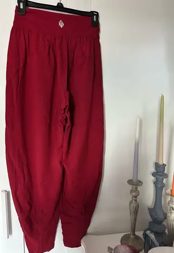 Free People Movement NWT FP Movement Never Better Structured Sweatpants In Crimson Sold Out on FP - Image 12