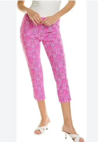 JUDE CONNALLY Lucia Herringbone Hot Pink Pant size Small