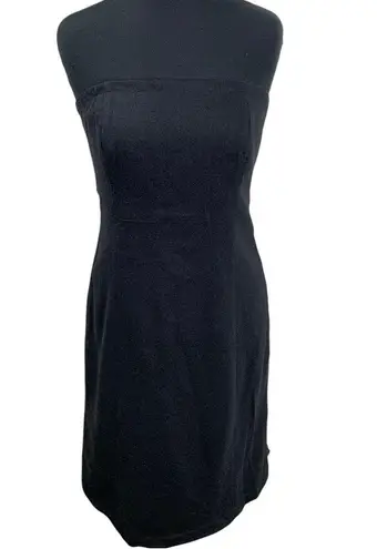 Gap NWT  Stretch Black Wool Blend Dress