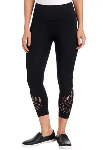 One 5 One Laser Cut Capri Leggings