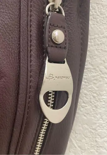 B Makowsky B. MAKOWSKY Brown 100% Genuine Leather Crossbody Shoulder Bag