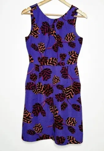 Marc by Marc Jacobs Purple Persian 100% Silk Mini Dress Size 0