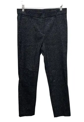 Jules & Leopold Textured Slim Legging Pants Black Silver Women’s Size Medium