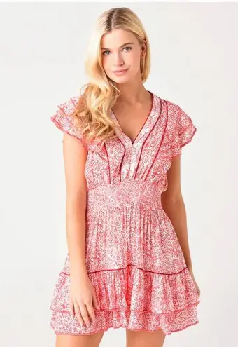 Poupette St. Barth Camila Ruffled Mini Dress