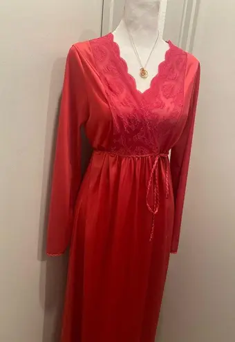 VTG Gilead 70s Fuchsia Hot Pink Deep V