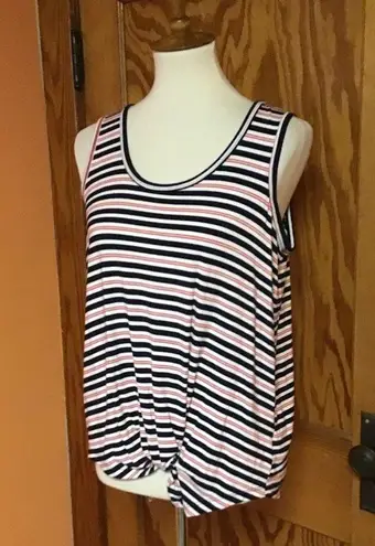 Christian Siriano slouchy striped tank top Size M