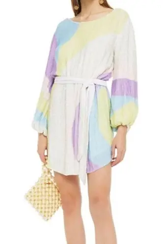 Retrofête Retrofete Grace Swirl Sequin Dress