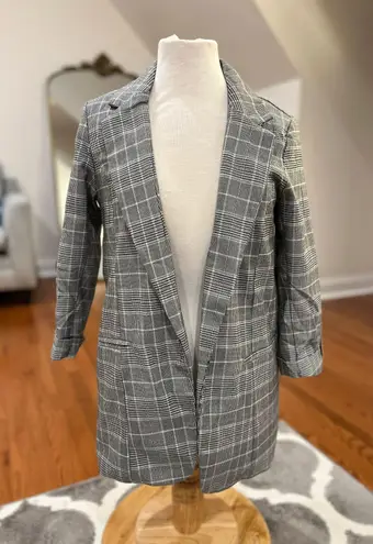 Plaid Blazer Multiple Size M