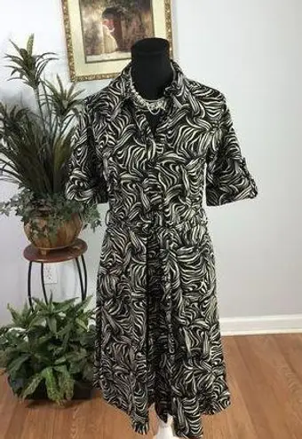 Shelby & Palmer Women Dress 6 Whimsigoth Belted Short Sleeve Fairy Core Mob Wife