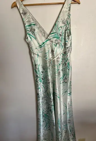 Oscar de la Renta Pink Label Satin Nightgown S