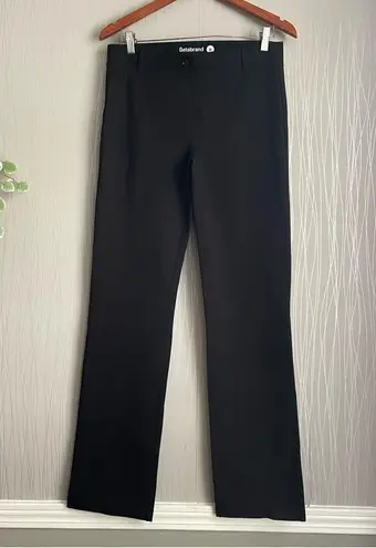 Betabrand Women's M Black Bootcut Dress Pant Yoga Pants Mid-rise Stretch