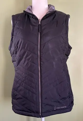 Free Country Black Reversible Vest