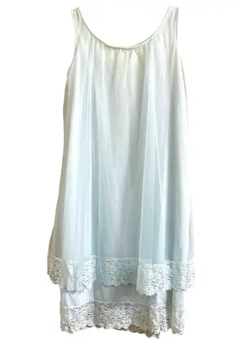 Shirey Vintage Peignoir Nightie & Bed Robe Set Jr. Petite 7/8 Blue