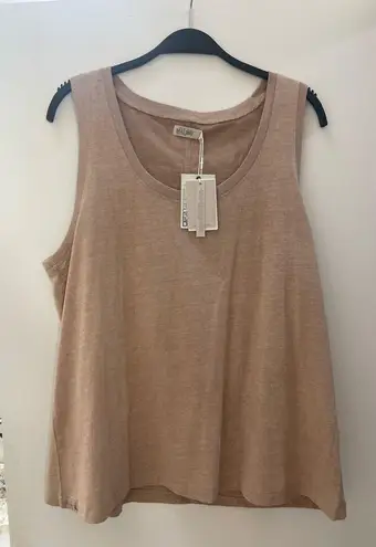 Barefoot Dreams NWT Malibu Organic Rock Dye Tank size XL tan
